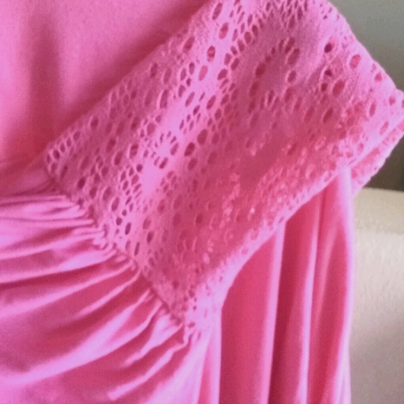 Beautiful open duster with cuffed crocheting - Picture 3 of 4